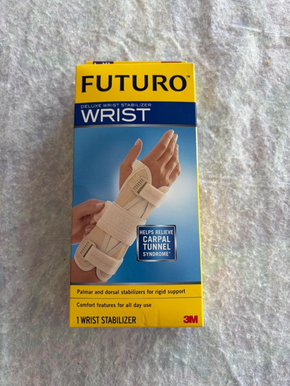 FUTURO Deluxe Wrist Stabilizer Right Hand L/XL Beige New